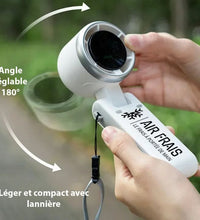 AirFrais Fold | Mini ventilateur pliable | 4000mAh, 180 Degrés, 5 vitesses, USB - Air Frais