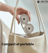 AirFrais Neck | Ventilateur portable et rétractable, compacte et élégant | 1600mAh, silencieux, USB