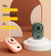 AirFrais Mini | Ventilateur compacte et portable pour enfants, sans Pales | 2000mAh, 3 vitesses, USB